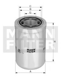 MANN-FILTER WH9803 Фильтр масляный АКПП MANN-FILTER для IVECO
