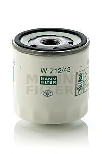 MANN-FILTER W71243 Масляный фильтр для SKODA FAVORIT