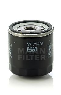 MANN-FILTER W7143 Масляный фильтр для FIAT UNO