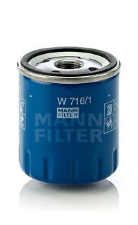 MANN-FILTER W7161 Масляный фильтр для PEUGEOT 406