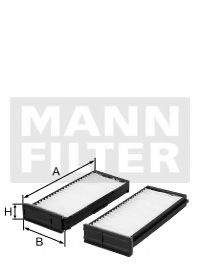 MANN-FILTER CU19302 Фильтр салона MANN-FILTER 