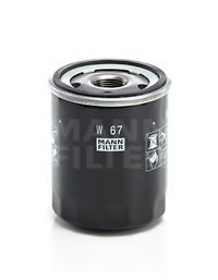 MANN-FILTER W67 Масляный фильтр для MITSUBISHI COLT кабрио (RG)