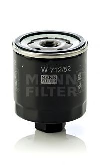 MANN-FILTER W71252 Масляный фильтр MANN-FILTER для VOLKSWAGEN