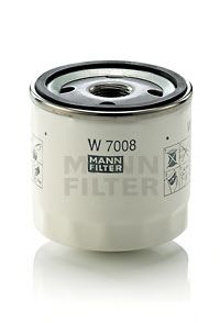 MANN-FILTER W7008 Масляный фильтр MANN-FILTER для FORD FIESTA