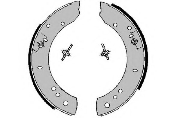 RAICAM 2609 Тормозные колодоки 
