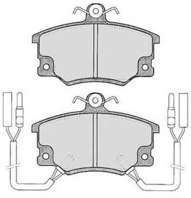 RAICAM RA02222 Тормозные колодки RAICAM 