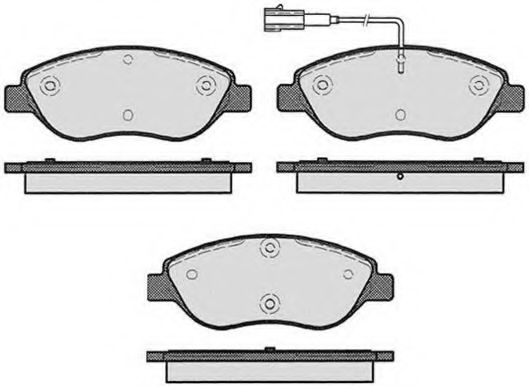 RAICAM RA07620 Тормозные колодки RAICAM для LANCIA