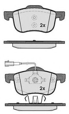 RAICAM RA08590 Тормозные колодки RAICAM для ALFA ROMEO