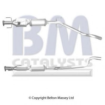 BM CATALYSTS BM11076HP Сажевый частичный фильтр, система выхлопа ОГ 