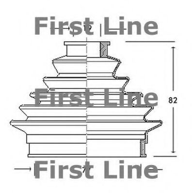 FIRST LINE FCB2020 Пыльник шруса FIRST LINE 