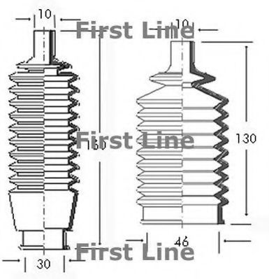 FIRST LINE FSG3036 Пыльник рулевой рейки FIRST LINE 