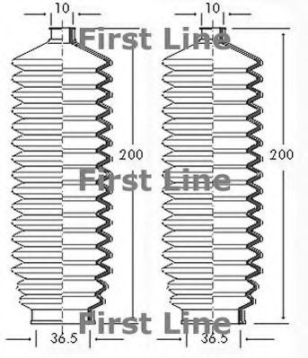 FIRST LINE FSG3039 Пыльник рулевой рейки FIRST LINE 