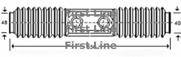 FIRST LINE FSG3212 Пыльник рулевой рейки для AUDI V8