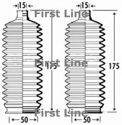 FIRST LINE FSG3288 Пыльник рулевой рейки FIRST LINE для HYUNDAI