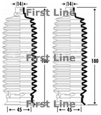 FIRST LINE FSG3326 Пыльник рулевой рейки для HYUNDAI I10