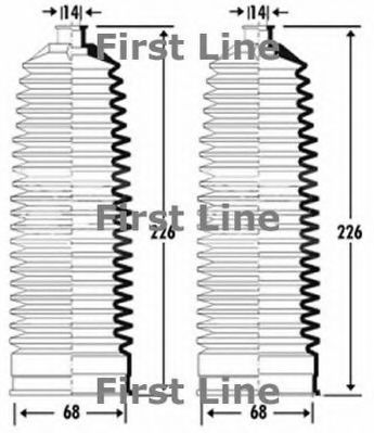 FIRST LINE FSG3328 Пыльник рулевой рейки для LAND ROVER