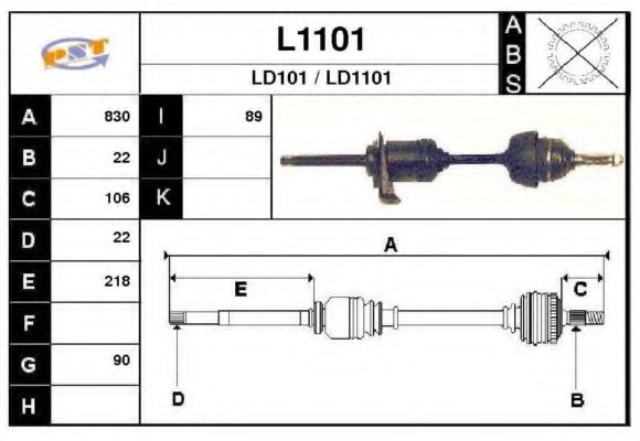 SNRA L1101 Сальник полуоси SNRA для LADA