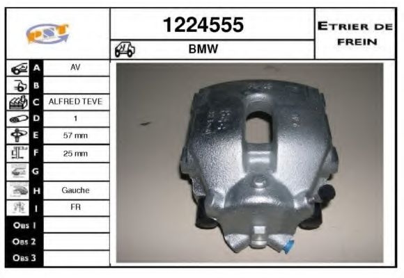 SNRA 1224555 Тормозной суппорт SNRA для BMW
