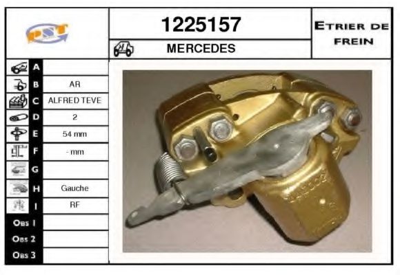 SNRA 1225157 Тормозной суппорт 