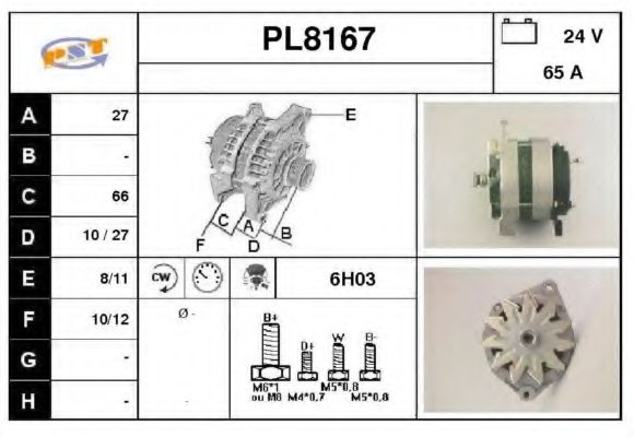 SNRA PL8167 Генератор 
