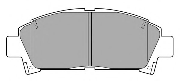 FREMAX FBP0950 Тормозные колодки FREMAX для TOYOTA