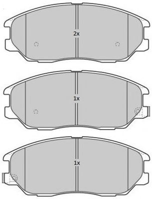 FREMAX FBP1802 Комплект тормозных колодок, дисковый тормоз FREMAX FBP1802 Комплект тормозных колодок, дисковый тормоз