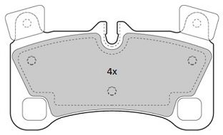 FREMAX FBP1830 Комплект тормозных колодок, дисковый тормоз FREMAX FBP1830 Комплект тормозных колодок, дисковый тормоз