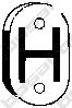 BOSAL 255678 Крепление глушителя для HYUNDAI H100