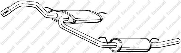 281-809 BOSAL Глушитель выхлопных газов конечный 281-809 BOSAL Глушитель выхлопных газов конечный