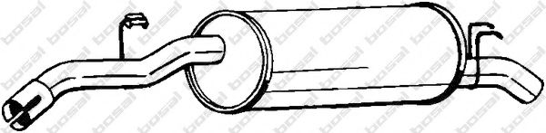 148-087 BOSAL Глушитель выхлопных газов конечный 148-087 BOSAL Глушитель выхлопных газов конечный