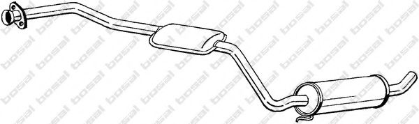288-085 BOSAL Средний глушитель выхлопных газов 288-085 BOSAL Средний глушитель выхлопных газов