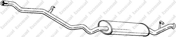 290-141 BOSAL Глушитель выхлопных газов конечный 290-141 BOSAL Глушитель выхлопных газов конечный