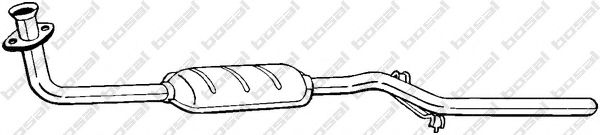 283-255 BOSAL Предглушитель выхлопных газов 283-255 BOSAL Предглушитель выхлопных газов