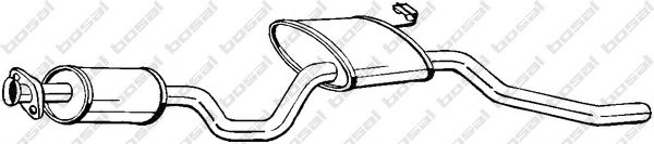 284-819 BOSAL Средний глушитель выхлопных газов 284-819 BOSAL Средний глушитель выхлопных газов