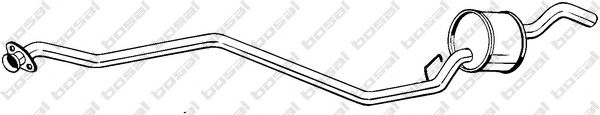 286-377 BOSAL Средний глушитель выхлопных газов 286-377 BOSAL Средний глушитель выхлопных газов