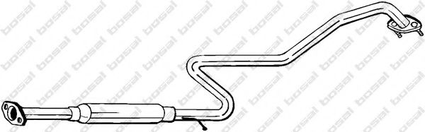 286-125 BOSAL Средний глушитель выхлопных газов 286-125 BOSAL Средний глушитель выхлопных газов
