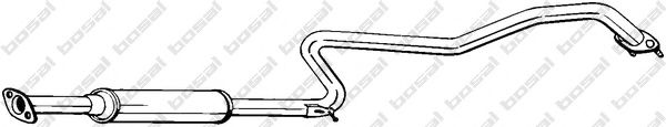 285-519 BOSAL Средний глушитель выхлопных газов 285-519 BOSAL Средний глушитель выхлопных газов