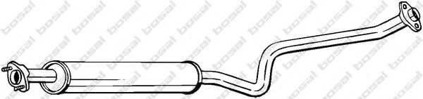 284-095 BOSAL Средний глушитель выхлопных газов 284-095 BOSAL Средний глушитель выхлопных газов