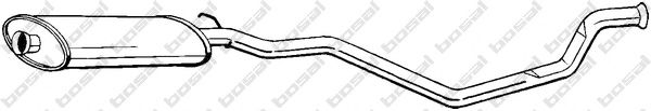 285-797 BOSAL Средний глушитель выхлопных газов 285-797 BOSAL Средний глушитель выхлопных газов