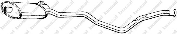 285-037 BOSAL Средний глушитель выхлопных газов 285-037 BOSAL Средний глушитель выхлопных газов