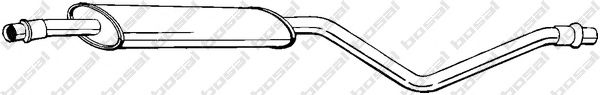 283-935 BOSAL Средний глушитель выхлопных газов 283-935 BOSAL Средний глушитель выхлопных газов
