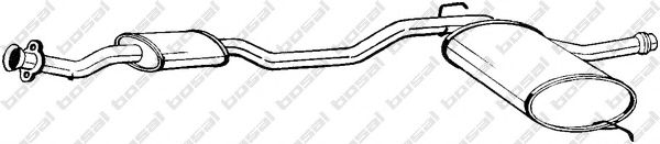 285-329 BOSAL Средний глушитель выхлопных газов 285-329 BOSAL Средний глушитель выхлопных газов