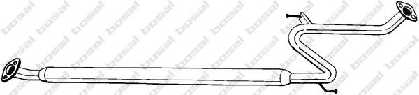 285-805 BOSAL Средний глушитель выхлопных газов 285-805 BOSAL Средний глушитель выхлопных газов