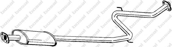 285-803 BOSAL Средний глушитель выхлопных газов 285-803 BOSAL Средний глушитель выхлопных газов