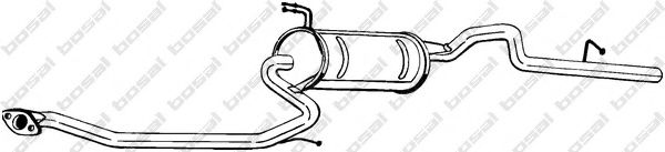 287-627 BOSAL Глушитель выхлопных газов конечный 287-627 BOSAL Глушитель выхлопных газов конечный