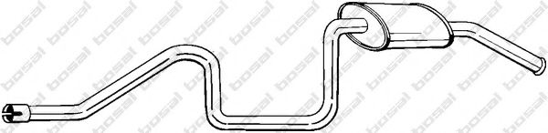 287-443 BOSAL Глушитель выхлопных газов конечный 287-443 BOSAL Глушитель выхлопных газов конечный