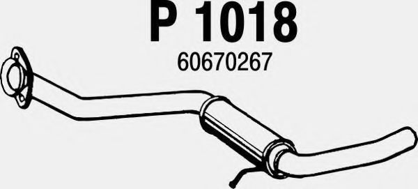 FENNO P1018 Глушитель выхлопных газов FENNO для ALFA ROMEO
