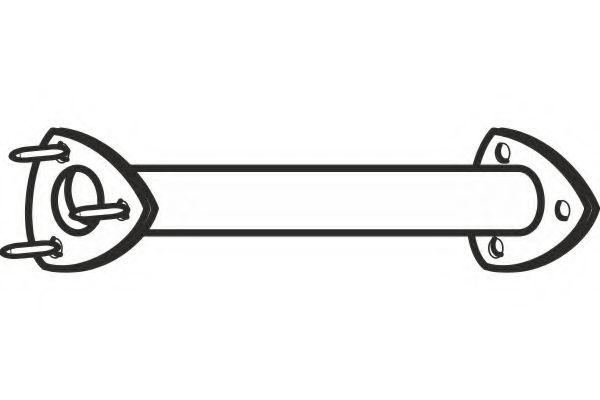 FENNO P1966 Труба выхлопного газа 
