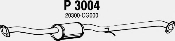 FENNO P3004 Глушитель выхлопных газов для INFINITI