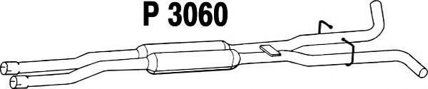 FENNO P3060 Глушитель выхлопных газов для JAGUAR S-TYPE